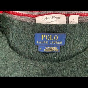 POLO Ralph Lauren men’s v-neck Italian yarn
